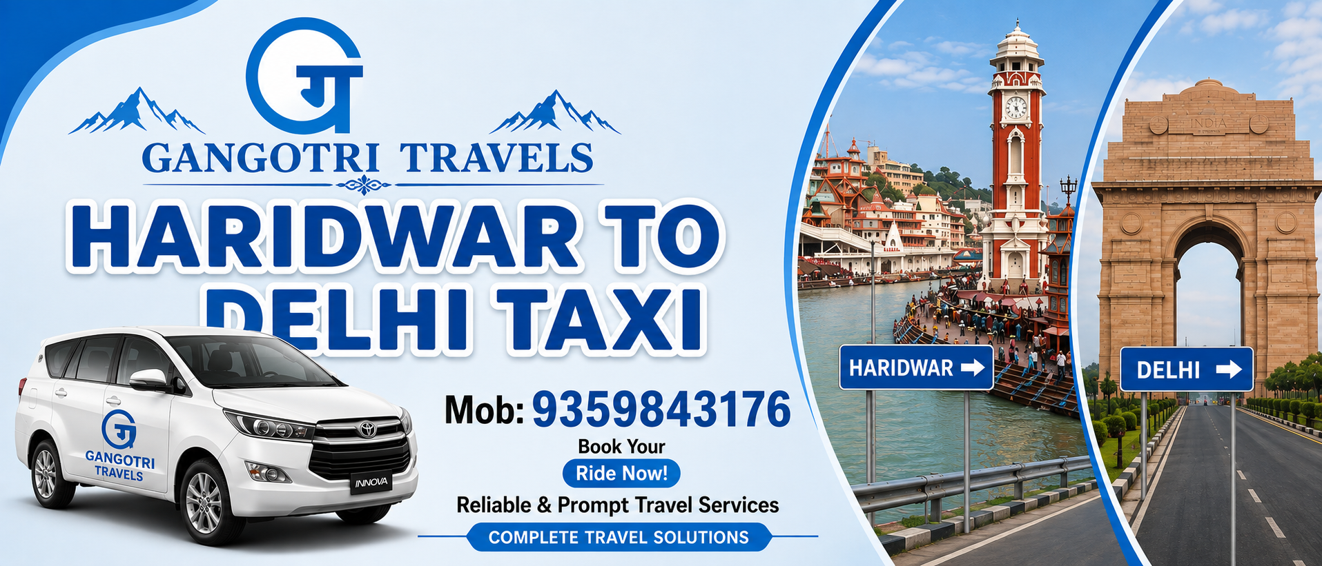 haridwar to delhi taxi